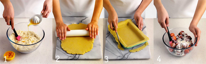 Как приготовить тесто и начинку - «Корзинка с ягодами» - классический пирог