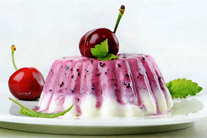 Творожное мороженое с вишней - Летние десерты из ягод и фруктов