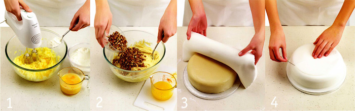 Как приготовить и украсить торт - Ореховый глазированный торт