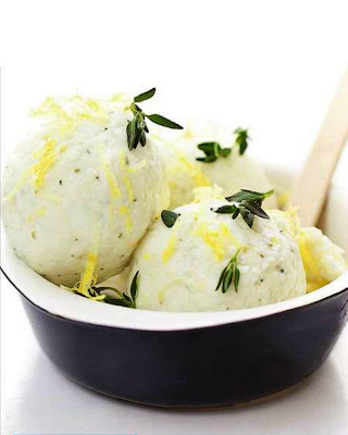 Мороженое с тимьяном и лимоном - Домашнее мороженное
