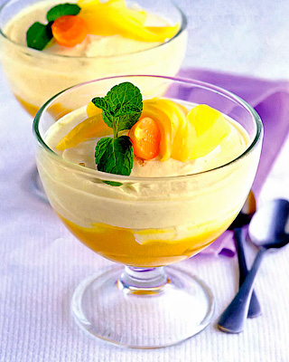 Десерт «Двойное манго»