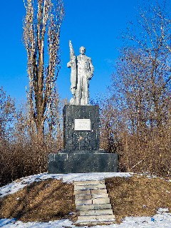 Памятник погибшим в лаве шахтёрам на посёлке «Лутугино» Торез