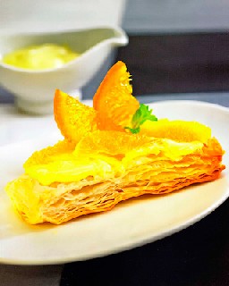 Апельсиновый баскский пирог