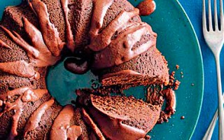 Шоколадно кофейный пирог с кремом ганаш
