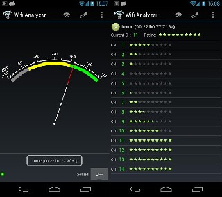 Определение лучшего канала утилитой Wi Fi Analyzer