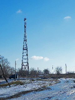 Телецентр РТПЦ на поселке шахты «Лутугино» Торез