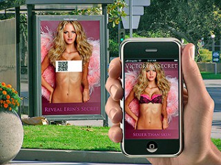 QR в рекламе Victoria’s Secret  Открой ее секрет   Заштрихуи и закодируй  Матричные обозначения в быту