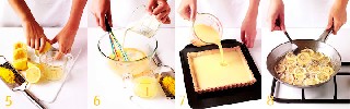Приготовление крема и оформление тарта   Лимонный тарт