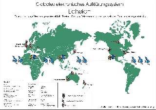 Карта баз радиоэлектронного слежения «Эшелона»