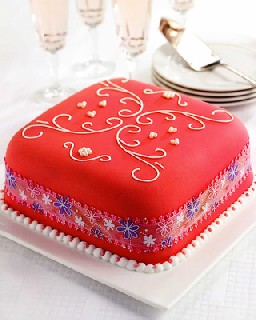 Розовый торт «Завиток»