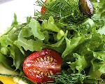 Салат из кабачков с тыквенными семечками